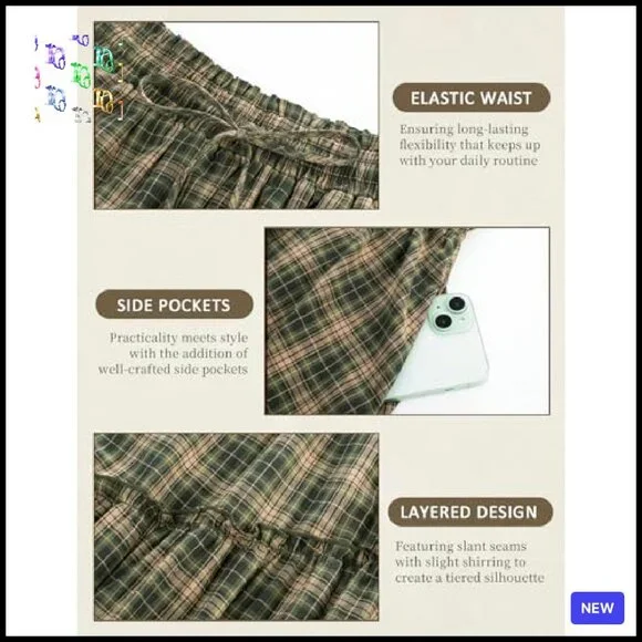 Maxi Skirt with Pockets A-Line Tiered Renaissance Pirate Costume Flowy - Picture 6 of 8